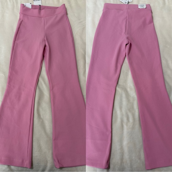 Zara Pink Ribbed Pants - Picture 4 of 4